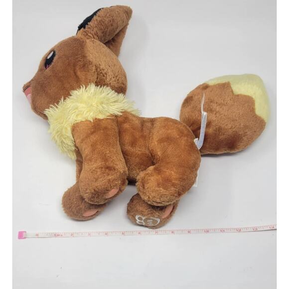 Build-A-Bear Pokémon Eevee Plush Stuffed Animal 16" 2021 Brown Yellow Toy Gift - Picture 8 of 9